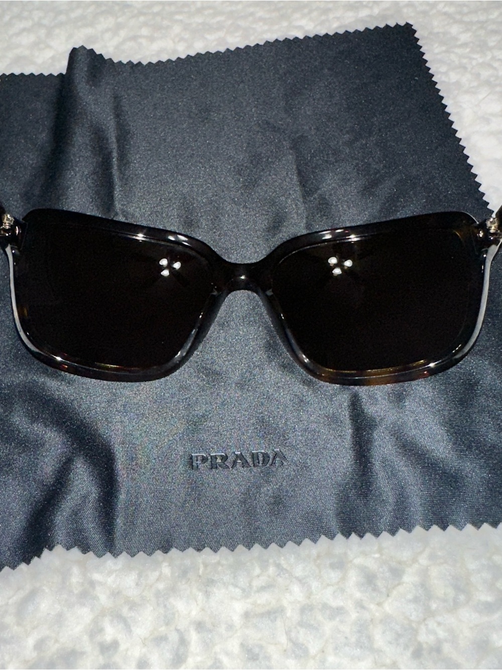Prada Tortoiseshell Sunglasses with Brown Lenses - Picture 5 of 8